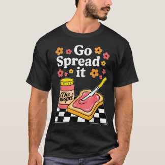 Camiseta Difunde el Evangelio Flor Cristiano Jesús