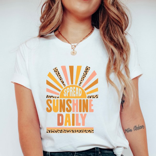 Camiseta Difunde Sol diariamente Explosión de Sol, Retro Ve (Subido por el creador)