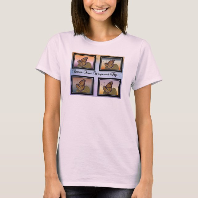 Camiseta Difunde tus alas y vuela (Anverso)