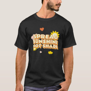 Camiseta Difundir Alegría No Sombra Conciencia de la Salud