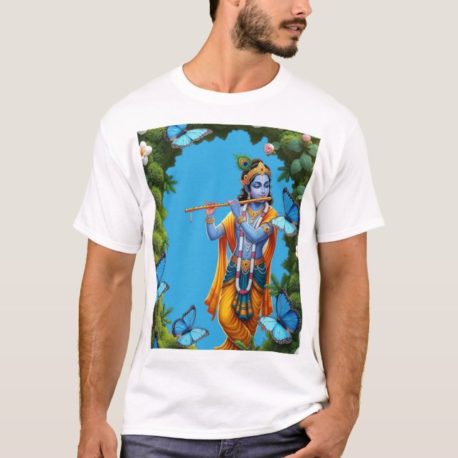 Camiseta Difundir amor, vivir como Krishna - Sabiduría divi (Anverso)
