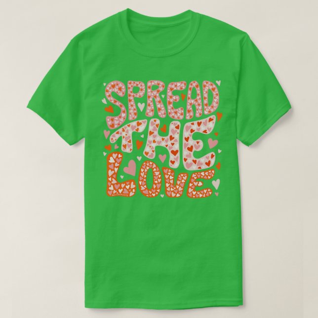 Camiseta Difundir el amor (Diseño del anverso)