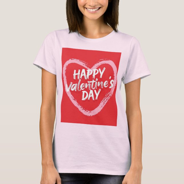 Camiseta Difundir el amor de este El día de San Valentín (Anverso)