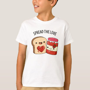 Camiseta Difundir el amor divertido jam y bollo