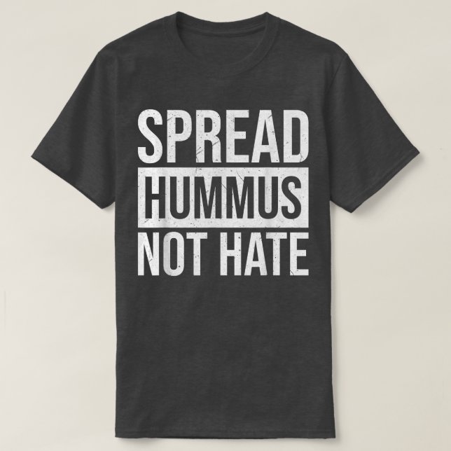 Camiseta Difundir Humus No Odio 1283 (Diseño del anverso)