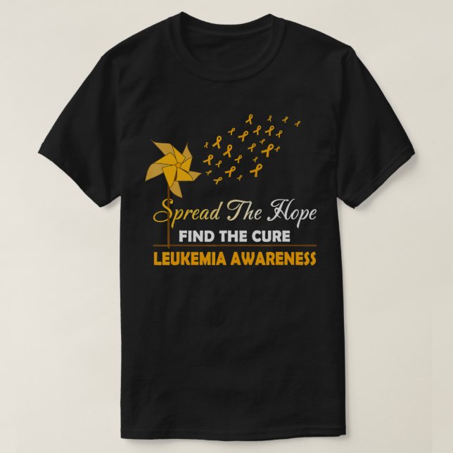 CAMISETA DIFUNDIR LA ESPERANZA DE CONCIENCIA DE LEUKEMIA (Diseño del anverso)