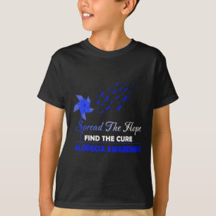 CAMISETA DIFUNDIR LA ESPERANZA DE LA CONCIENCIA DE ALOPECIA
