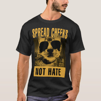 Camiseta Difundir las mejillas no odiar