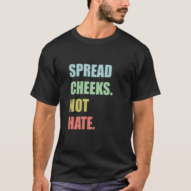 Camiseta Difundir Mejillas. No Odio. (Anverso)