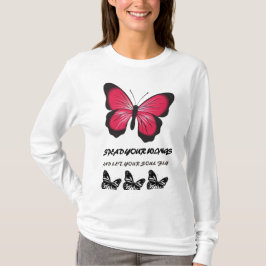 Camiseta Difundir sus alas - Diseño inspirado en mariposa