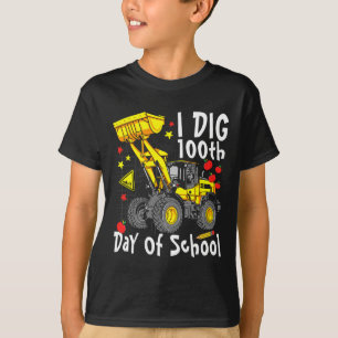 Camiseta Dig. 100° Día De La Escuela De Excavadora De Escol