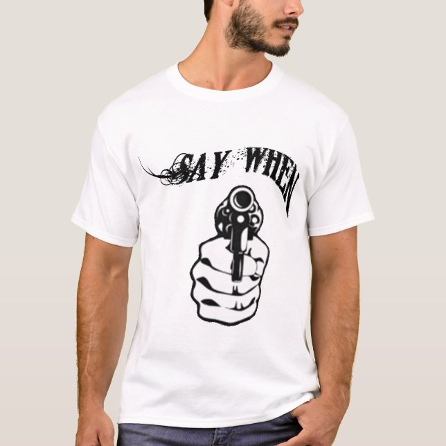 CAMISETA DIGA CUANDO (Anverso)
