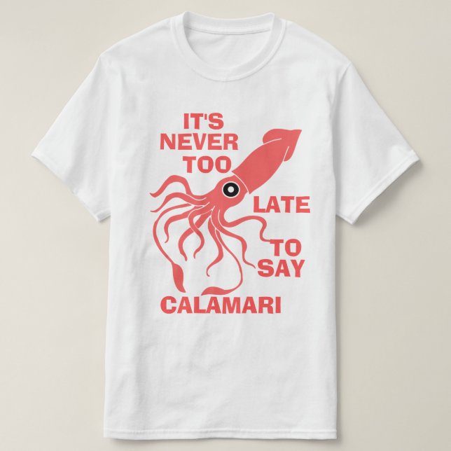 Camiseta Diga el Calamari (Diseño del anverso)