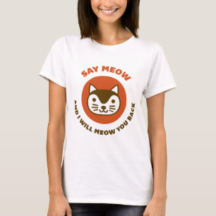 Camiseta Diga el maullido