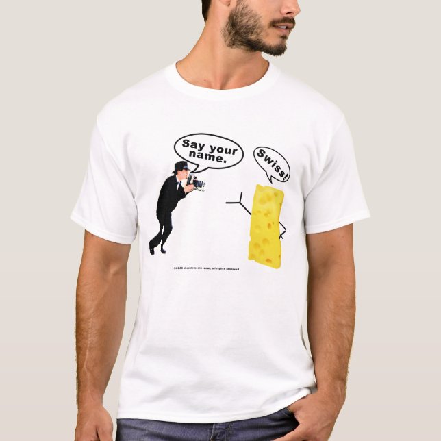 Camiseta Diga el queso (Anverso)