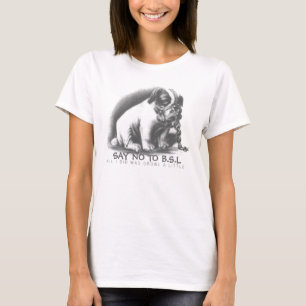 CAMISETA DIGA NO A B.S.L