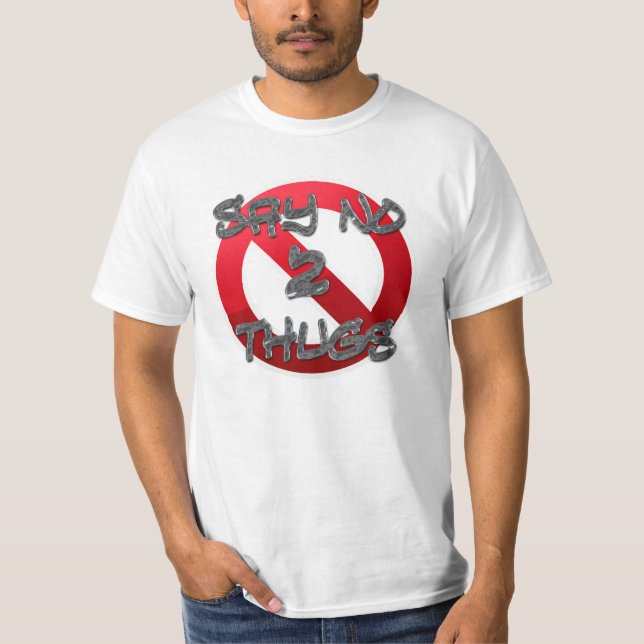 Camiseta Diga no a los gamberros (Anverso)
