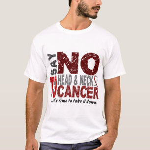 Camiseta Diga NO al cáncer de cabeza y cuello 1