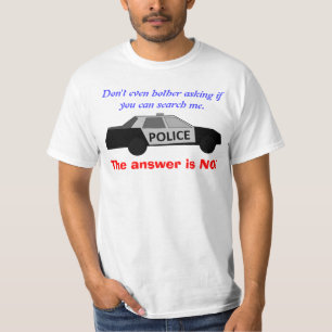 Camiseta Diga no limpiar búsquedas