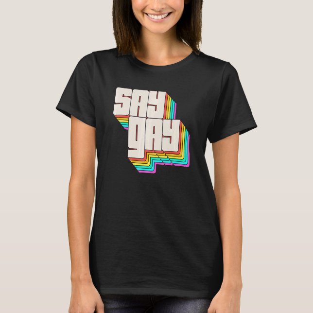 Camiseta Diga Orgullo Gay Florida Trans Gay Gay Lqbtq (Anverso)