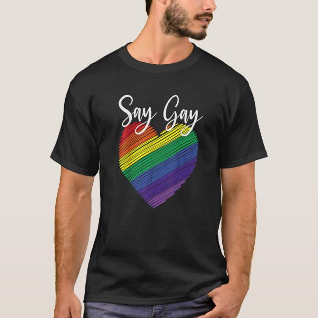 Camiseta Diga Orgullo Gay Florida Trans Gay Gay Lqbtq (Anverso)