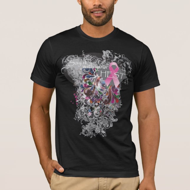 Camiseta Dígalo con su pecho (Anverso)