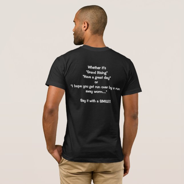 Camiseta Dígalo con una SONRISA (Reverso completo)
