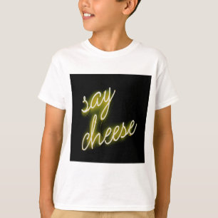 Camiseta Digamos luces de neón de queso