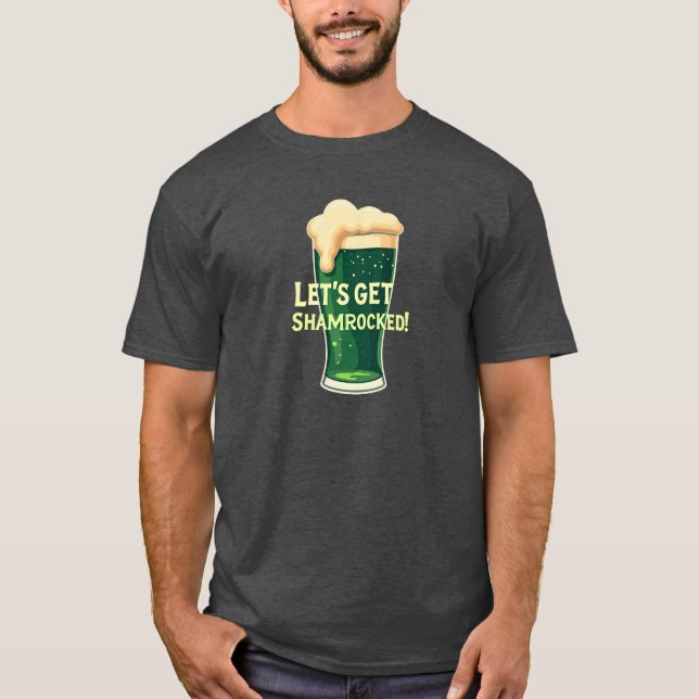 Camiseta Digamos un divertido diseño irlandés (Anverso)