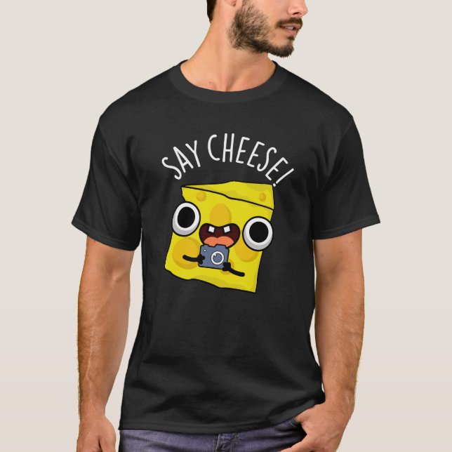 Camiseta Digamos un gracioso fotógrafo chino Pun Dark BG (Anverso)