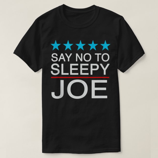 Camiseta Digan No Al Asustado Apoyo Gracioso De Joe AntiBid (Diseño del anverso)