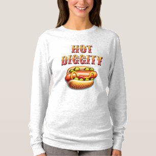 Camiseta Digancia caliente Retro Hot dog
