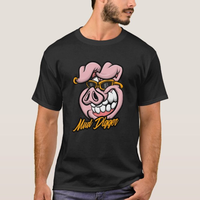 Camiseta Digger de barro clásico (Anverso)