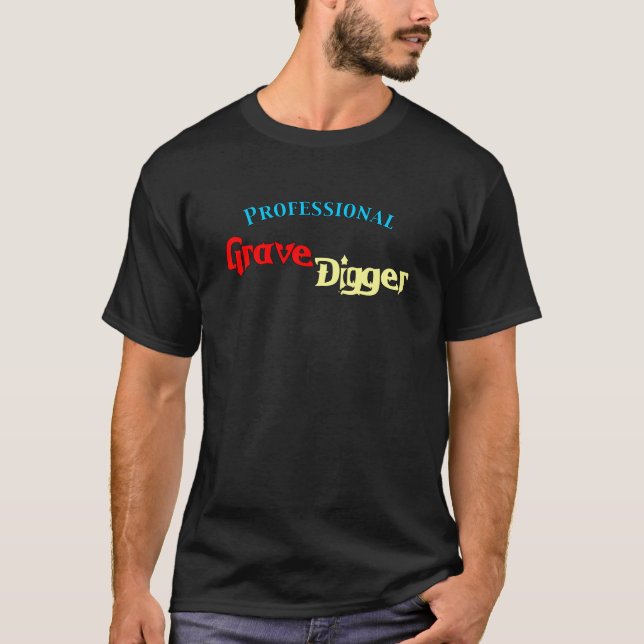 Camiseta Digger de gravedad profesional (Anverso)