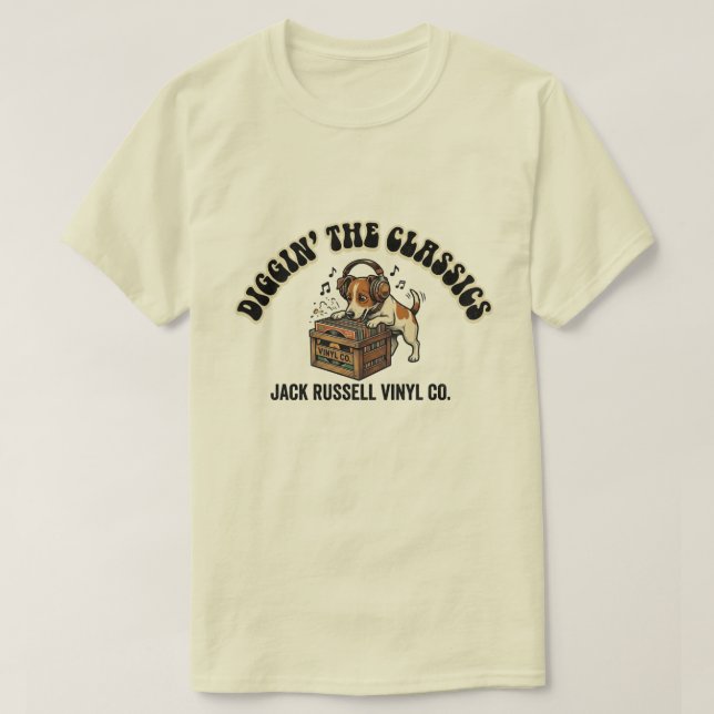 Camiseta Diggin 'The Classics - Jack Russell Vinyl Co. (Diseño del anverso)