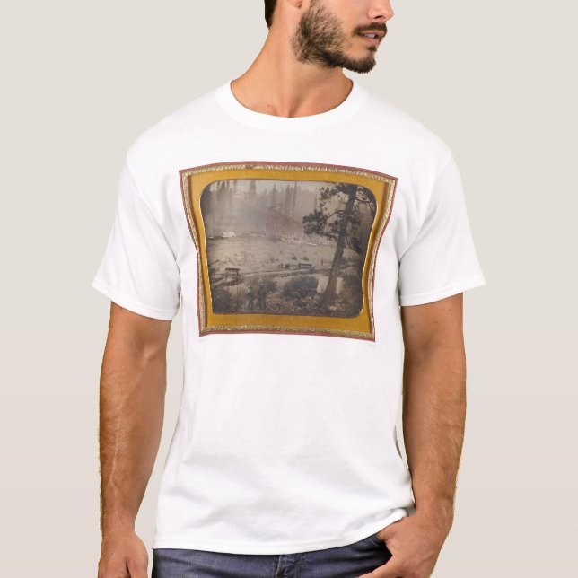 Camiseta Diggings en el grisáceo plano, EL Dorado Co. (Anverso)