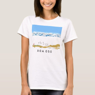 Camiseta digital del dibujo del Círculo Polar