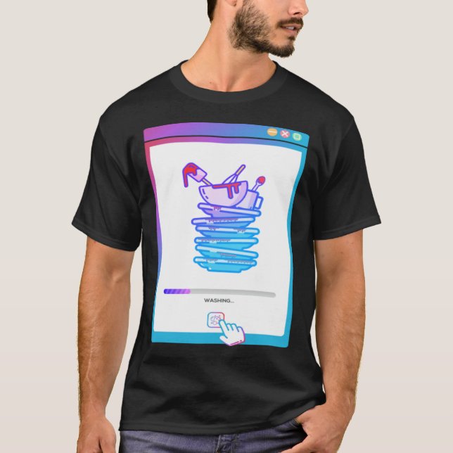 Camiseta Digital Dishwasher (Anverso)