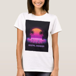 Camiseta Digital Dreamer Retro Sunset Tee | Y2K shirt