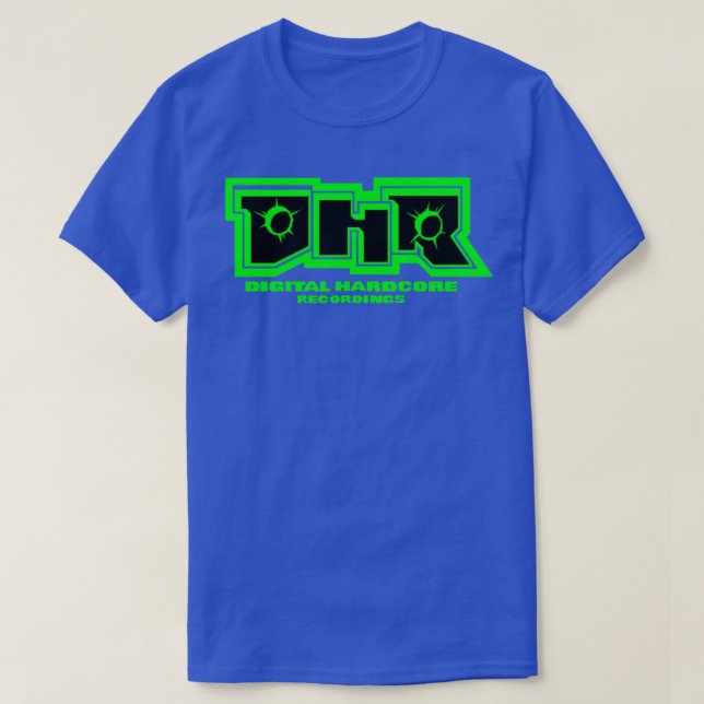 Camiseta Digital Hardcore Recordings DHR  (Diseño del anverso)