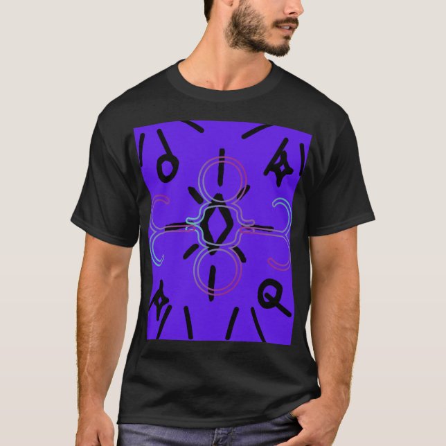 CAMISETA DIGITAL VIOLET MANDALA (Anverso)