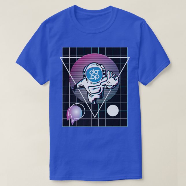 Camiseta DigitalBits Astronaut  (Diseño del anverso)
