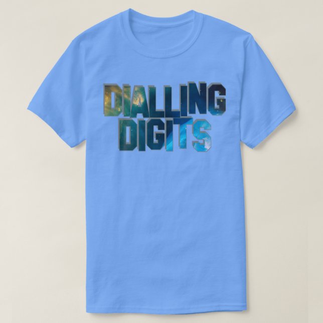 Camiseta Dígitos de marcado (Diseño del anverso)