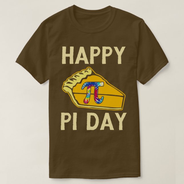 Camiseta Dígitos de Pi Day de Pi Tie Dye Happy Pi Day Mathe (Diseño del anverso)