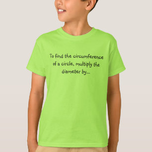 Camiseta Dígitos del pi