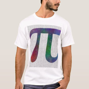 Camiseta Dígitos del símbolo 14400 del pi