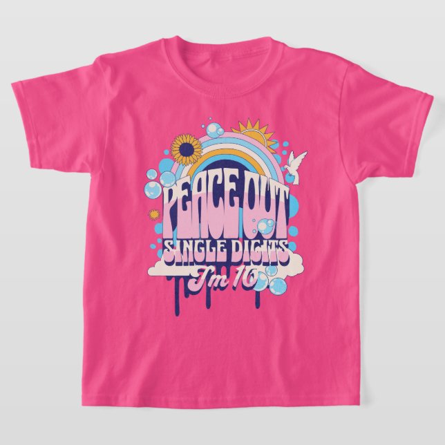Camiseta Digitos únicos de paz tengo 10 años (Distribución)