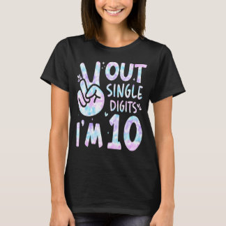 Camiseta Digitos únicos de paz Tengo 10 años