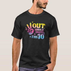 Camiseta Digitos únicos de paz Tengo 10 años