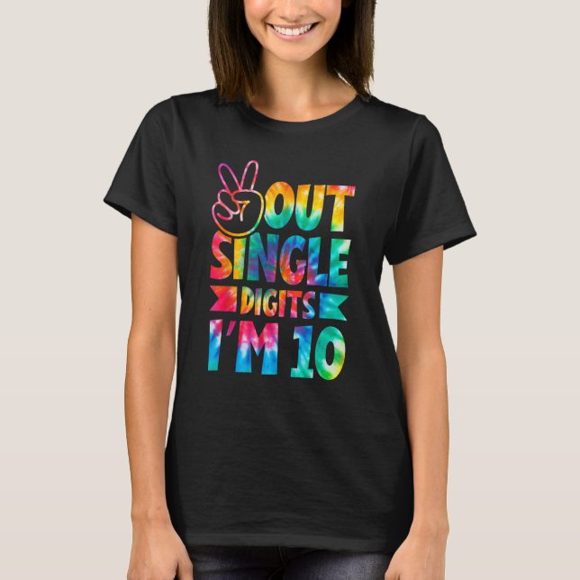 Camiseta Digitos únicos de paz, tengo 10 dígitos (Anverso)